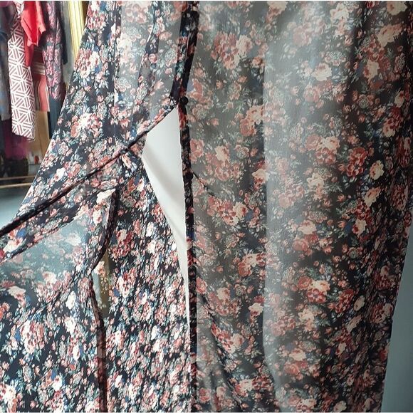 Zara Chiffon Floral Maxi Dress - Picture 5 of 16